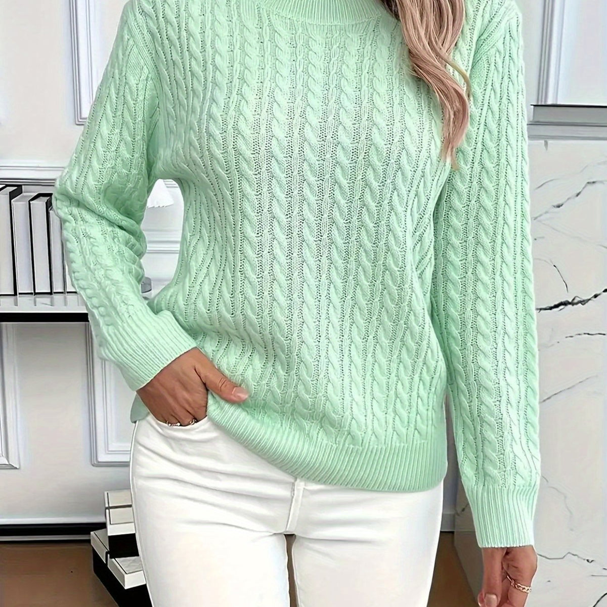 Cozy Cable Knit Sweater