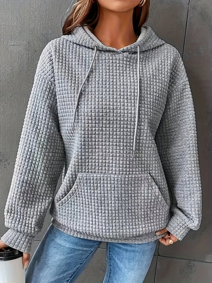 Waffle Knit Hoodie
