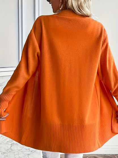 Cozy Open Front Cardigan