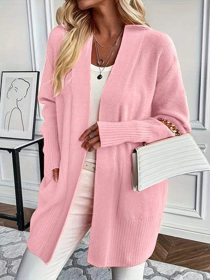 Cozy Open Front Cardigan