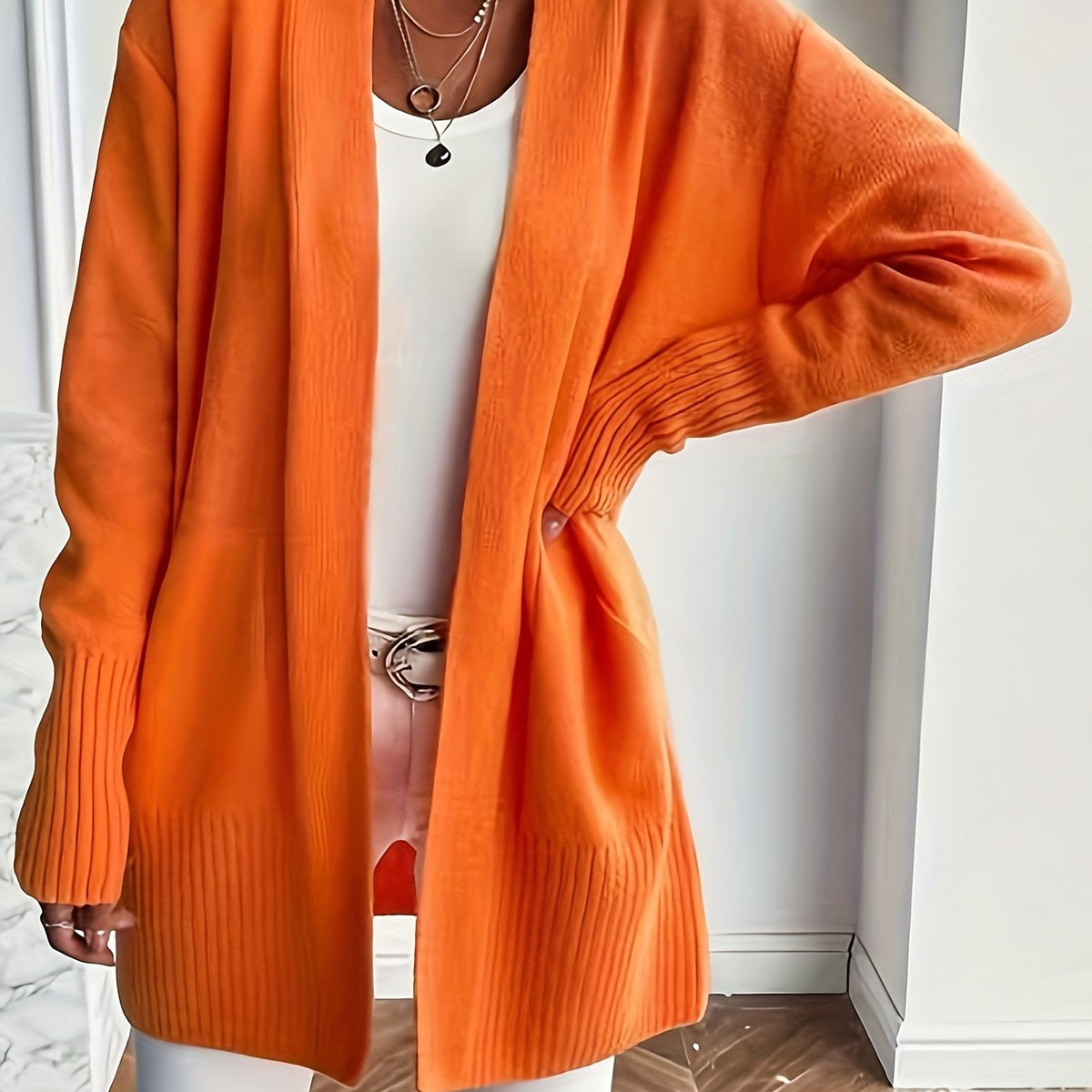 Cozy Open Front Cardigan
